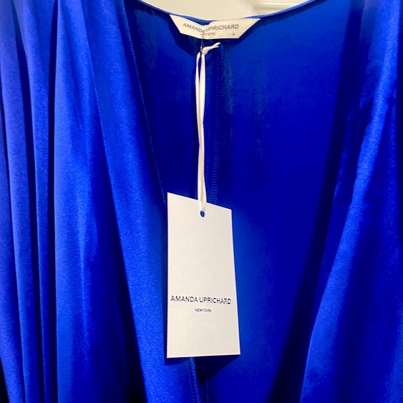 NWT Amanda Uprichard Calabra dress in Ultramarine. Never worn except to try on. - Picture 4 of 5